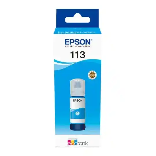 Epson 113 Cyan Pigment Ink 70ml Refill Bottle